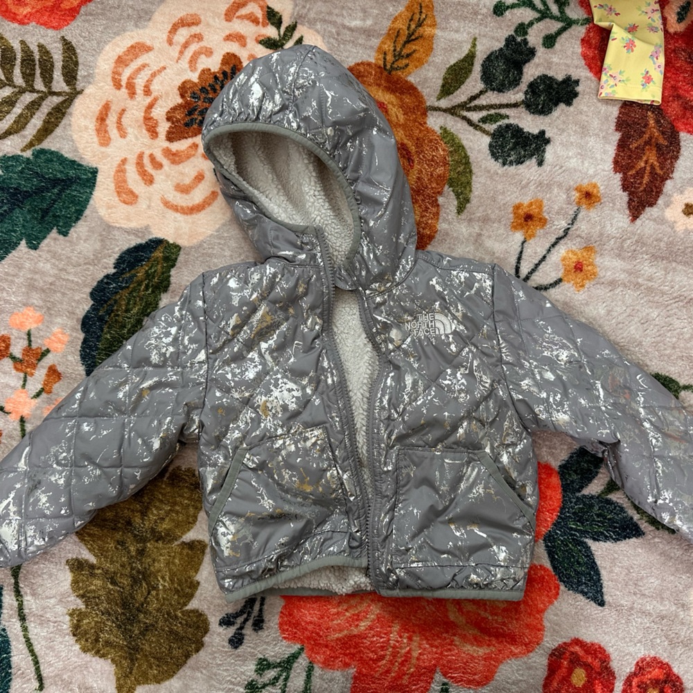 Toddler The North Face Jacket Silver/Grey - 2T